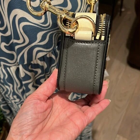 NEW Marc Jacobs the SNAPSHOT Crossbody Bag Black